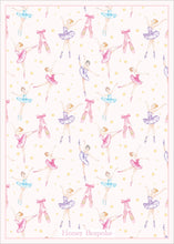 Load image into Gallery viewer, a picture of a wallpaper with a pattern of ballerinas