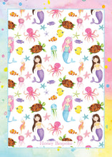 Load image into Gallery viewer, Under the Sea Mermaid Birthday Invitation | Ariel Little Mermaid Invite