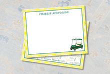 Load image into Gallery viewer, Yellow Masters Thank You Notes | Hole In One Golf Stationery