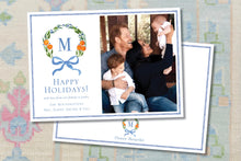 Load image into Gallery viewer, Elegant Southern Crest Christmas Card