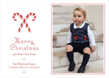 Load image into Gallery viewer, Candy Cane Christmas Card