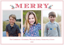 Load image into Gallery viewer, Simple Letterpress Look Christmas Card