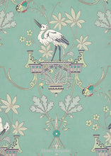 Load image into Gallery viewer, Watercolor Chinoiserie Birth Announcement