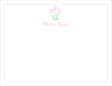 Load image into Gallery viewer, Personalized Tulips Stationery