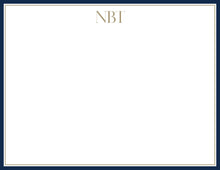 Load image into Gallery viewer, Simple Monogram Stationery For Boys