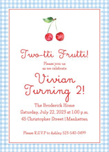 Load image into Gallery viewer, Twotti Fruitti Birthday Invitation