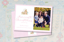 Load image into Gallery viewer, Watercolor Gingerbread Christmas Photo Card