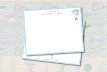 Load image into Gallery viewer, Hot Air Balloon and Bear Stationery