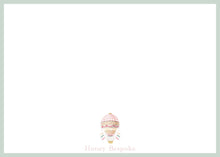 Load image into Gallery viewer, Watercolor Hot Air Balloon Birth Announcement