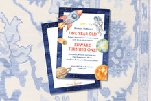 Load image into Gallery viewer, First Trip Around The Sun Birthday Invitation