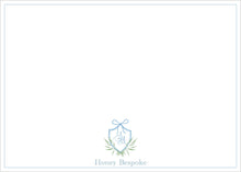 Load image into Gallery viewer, Watercolor Crest Birth Announcement