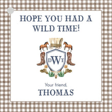 Load image into Gallery viewer, Wild One Crest Enclosure Card