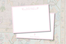 Load image into Gallery viewer, Watercolor Pink Bonnets Stationery