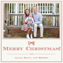 Load image into Gallery viewer, Letterpress Look Christmas Card