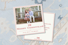 Load image into Gallery viewer, Letterpress Look Christmas Card