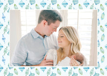 Load image into Gallery viewer, Watercolor Sea Colored Ornament Christmas Card