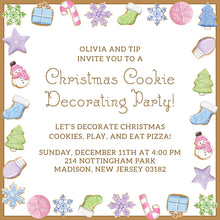 Load image into Gallery viewer, Christmas Cookie Party Invitation