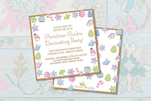 Load image into Gallery viewer, Christmas Cookie Party Invitation