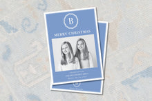 Load image into Gallery viewer, Wedgwood Blue Christmas Card