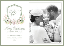Load image into Gallery viewer, Christmas Crest Photo Card