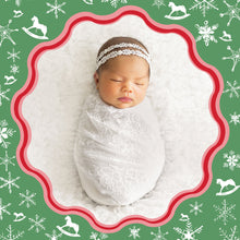 Load image into Gallery viewer, Green Whimsical Christmas Card