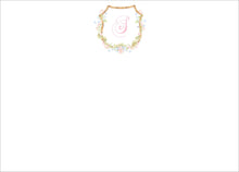 Load image into Gallery viewer, Watercolor Crest Grandmillennial Stationery