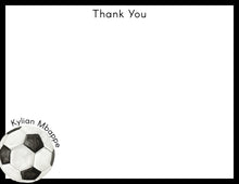 Load image into Gallery viewer, Personalized Soccer Stationery