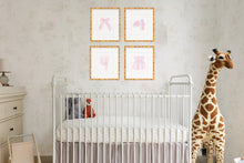 Load image into Gallery viewer, Grandmillennial Baby Girl Nursery Set Art Prints