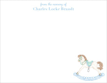 Load image into Gallery viewer, Watercolor Rocking Horse Stationery