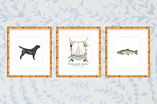 Load image into Gallery viewer, Sportsman Watercolor Crest Art Prints