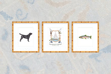 Load image into Gallery viewer, Sportsman Watercolor Crest Art Prints