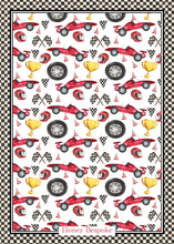 Load image into Gallery viewer, Race Car Birthday Invitation