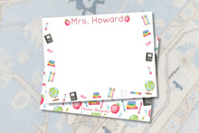 Load image into Gallery viewer, Personalized Teacher Stationery