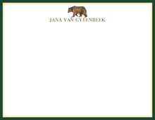 Load image into Gallery viewer, Personalized Baylor Bears Inspired Stationery