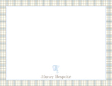 Load image into Gallery viewer, Preppy Plaid Boy Stationery