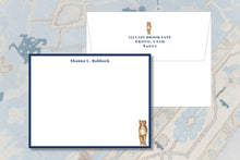 Load image into Gallery viewer, Personalized BYU Cougars Inspired Stationery
