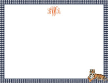 Load image into Gallery viewer, Personalized Auburn Tigers Inspired Stationery