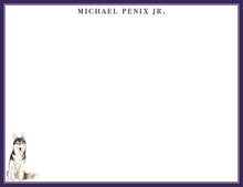 Load image into Gallery viewer, Personalized University of Washington Inspired Stationery