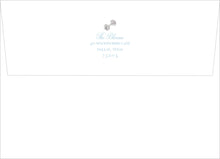 Load image into Gallery viewer, Blue Monogram Birth Announcement