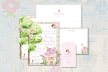 Load image into Gallery viewer, Watercolor Fairy First Birthday Invitation