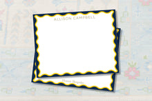 Load image into Gallery viewer, Personalized University of Michigan Inspired Stationery