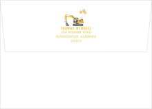 Load image into Gallery viewer, Construction Themed Birthday Invitation