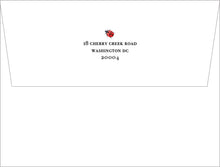 Load image into Gallery viewer, Personalized Ladybug Stationery