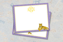 Load image into Gallery viewer, LSU Tigers Stationery | Personalized Louisiana State University Graduation Gifts