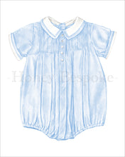 Load image into Gallery viewer, Watercolor Boy Booties and Romper Art Prints