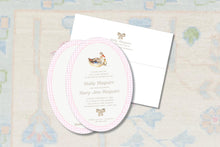 Load image into Gallery viewer, Pink Duckling Baby Shower Invitation | Watercolor Ducks Party Invite
