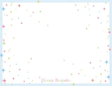 Load image into Gallery viewer, Rainbow Star Stationery | Colorful Celestial Notecards | Personalized Note Set
