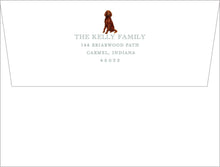 Load image into Gallery viewer, Personalized Irish Setter Stationery | Dog Thank You Notes
