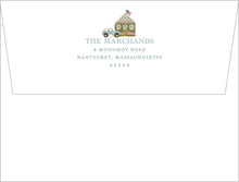 Load image into Gallery viewer, Nantucket Hydrangea Stationery | Personalized Coastal Notecards
