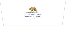 Load image into Gallery viewer, Personalized UC Berkeley Stationery | Oski Thank You Notes
